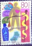 Stamps Japan -  Scott#2669 intercambio 0,40 usd  80 y. 1999