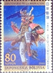 Stamps Japan -  Scott#2675 intercambio 0,40 usd  80 y. 1999