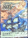 Stamps Japan -  Scott#2728 intercambio 0,40 usd  80 y. 2000