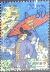 Stamps Japan -  Scott#2729 intercambio 0,40 usd  80 y. 2000
