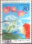 Stamps Japan -  Scott#2734 intercambio 0,40 usd  80 y. 2000