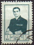 Stamps Iran -  IRAN 1955 Scott 1027 Sello Retrato Mohammad Reza Shah Pahlavi Usado