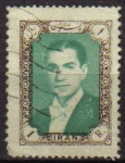 Sellos de Asia - Ir�n -  IRAN 1956 Scott 1060 Sello Mohammad Shah Reza Pahlavi Stamp Usado