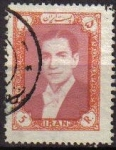 Sellos del Mundo : Asia : Ir�n : IRAN 1956 Scott 1065 Sello Mohammad Shah Reza Pahlavi Stamp Usado