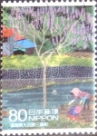 Stamps Japan -  Scott#3280b intercambio 1,50 usd  80 y. 2010