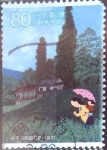 Stamps Japan -  Scott#3280d intercambio 1,50 usd  80 y. 2010