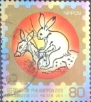 Stamps Japan -  Scott#3300j intercambio 0,90 usd 80 y. 2011