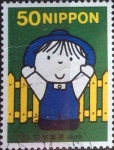 Stamps Japan -  Scott#2827 intercambio nf2b 0,65 usd 50 y. 2002