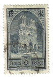 Stamps France -  Catedral de Reims