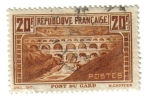 Sellos de Europa - Francia -  Puente de Gard