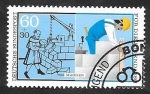 Stamps Germany -  1107 - Construcción