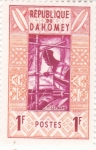 Stamps : Africa : Benin :  tejedor