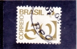 Stamps : America : Brazil :  CIFRAS