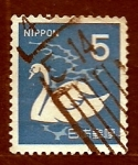 Stamps Japan -  Cisne  (ave)