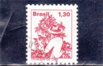 Stamps Brazil -  recolector de cafe