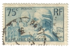 Stamps France -  Francois Pilatre de Rozier
