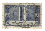 Stamps France -  Monumentos de Vimy