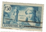 Stamps France -  Exp.  Int. de Paris