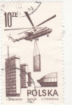Stamps : Europe : Poland :  helicoptero de transporte