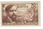 Stamps : Europe : France :  Claude Debussy
