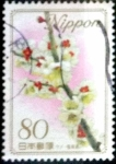 Stamps Japan -  Scott#3087 intercambio 0,55 usd 80 y. 2008