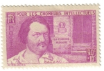 Sellos de Europa - Francia -  Honoré de Balzac