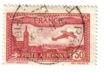 Stamps France -  Avión sobrevolando Marsella