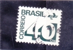 Stamps : America : Brazil :  CIFRAS