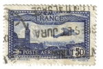 Stamps : Europe : France :  Avión sobrevolando Marsella