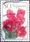 Stamps Japan -  Scott#3199 intercambio 0,90 usd 80 y. 2010