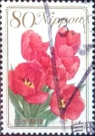Stamps Japan -  Scott#3199 intercambio 0,90 usd 80 y. 2010