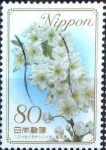 Stamps Japan -  Scott#3201 intercambio 0,90 usd 80 y. 2010