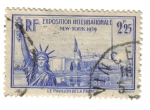 Stamps France -  Exp.  Int. de New York