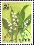Stamps Japan -  Scott#Z97 intercambio 0,70 usd 80 y. 1991