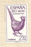 Stamps Spain -  Rio Muni-Día del Sello 1965