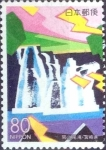 Stamps Japan -  Scott#Z449 intercambio 0,75 usd  80 y. 2000