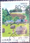 Stamps Japan -  Scott#Z425 intercambio 1,00 usd  80+20 y. 2000