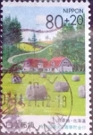 Stamps Japan -  Scott#Z426 intercambio 1,00 usd  80+20 y. 2000
