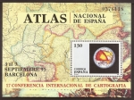 Stamps : Europe : Spain :  17 Conferencia Internacional de Cartografía  1995  130 ptas