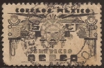 Stamps Mexico -  Símbolos de México  1934  aéreo 5 cents