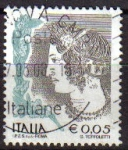 Sellos de Europa - Italia -  ITALIA 2002 Scott 2440 Sello Serie Basica Mujeres Joven Velca Etrusca Usado Michel 2817