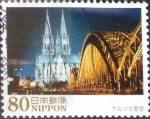 Stamps Japan -  Scott#3609 intercambio 1,25 usd 80 y. 2013
