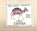 Sellos de Europa - Espa�a -  Rio Muni-Día del Sello 1966