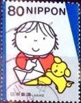 Stamps Japan -  Scott#2783d intercambio 0,40 usd 80 y. 2001