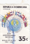 Stamps Dominican Republic -  XXV Aniversario Sicofaa