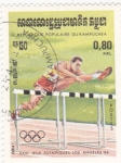 Stamps Cambodia -  XXIII Juegos olimpicos Los Angeles'84