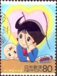 Stamps Japan -  Scott#2879a intercambio 1,00 usd 80 y. 2004