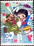 Stamps Japan -  Scott#2880b intercambio 1,00 usd 80 y. 2004