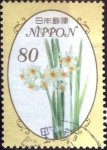 Stamps Japan -  Scott#3630 intercambio 1,25 usd 80 y. 2013