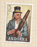 Sellos de Europa - Andorra -  Costumbres populares
